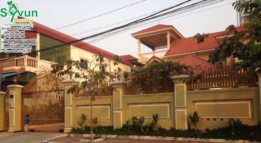 វីឡាជួលស្ថិតនៅ សង្កាត់បឹងកក់១ - Villa For Rent In Sangkat Beung Kork1